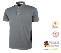 Kurzarm Poloshirt GAP - Farbe Grey Meteorite